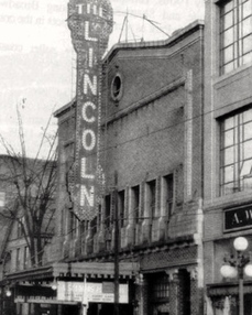 1920s photo of the Lincoln Theater marquee